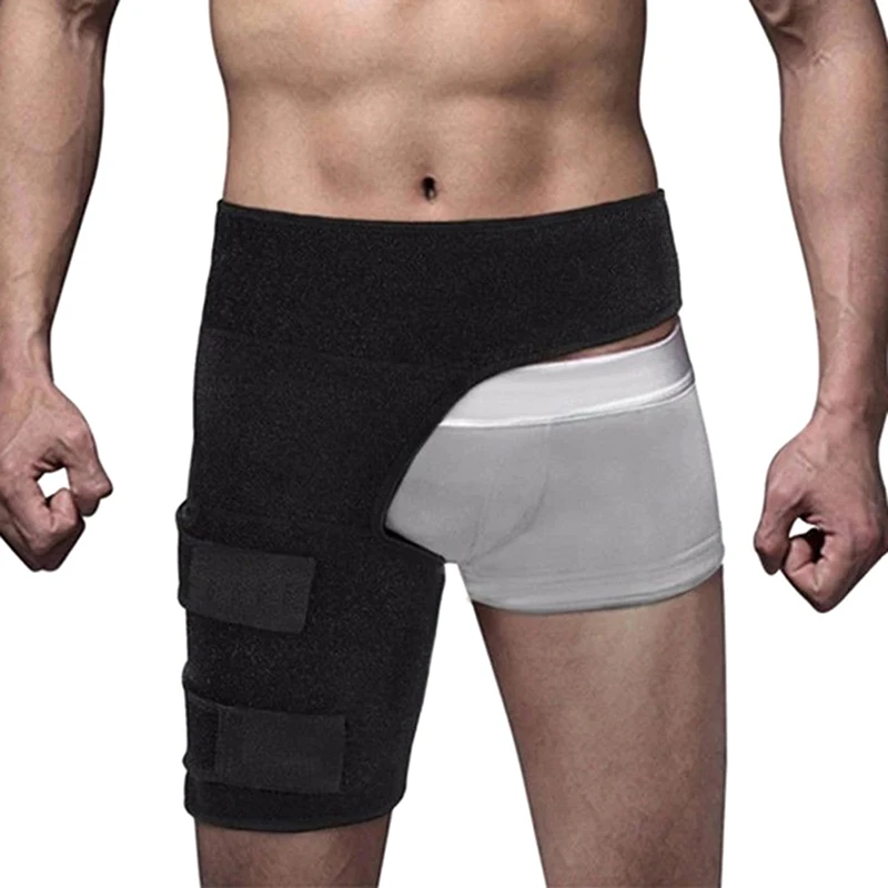 Hip Support Belt Groin Support Sciatica Pain Relief Thigh Strap Compression Brace Joints Groin Arthritis Hip Protective Belt