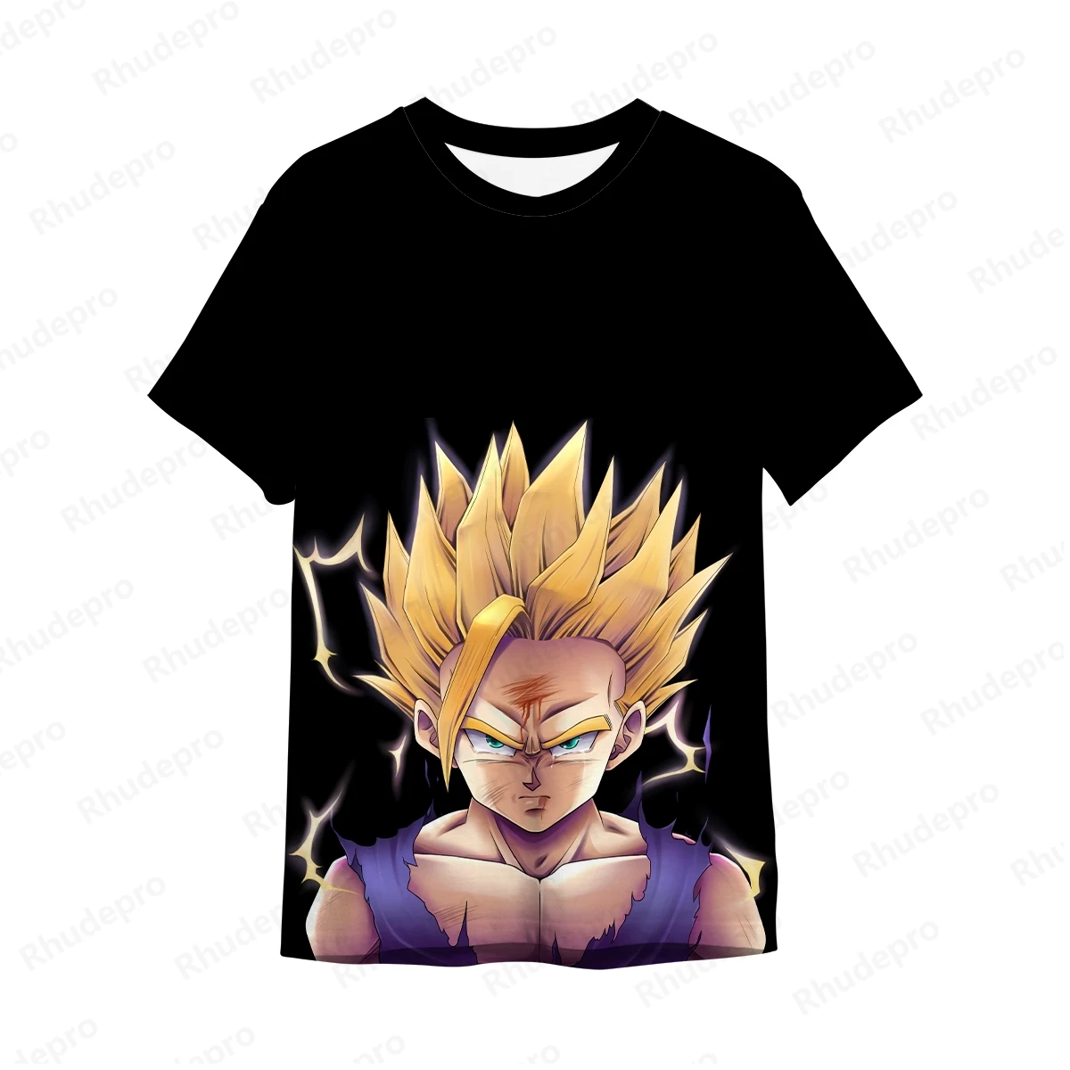 ドラゴンボール サマー メンズ アニメ コスプレ 孫悟空 2025 3Dプリント ロールプレイ レディース＆キッズ ストリート Tシャツ ユニセックス 大きめトップス