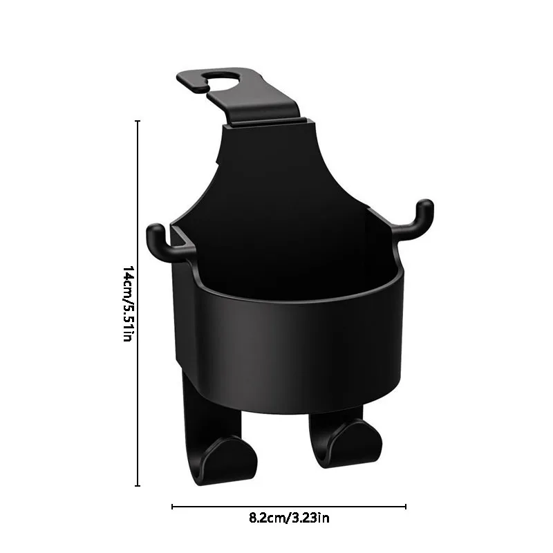 1PC Mały haczyk samochodowy Wielofunkcyjny haczyk na tylny fotel samochodowy Kreatywny uchwyt na kubek na wodę Schowek na wnętrze samochodu