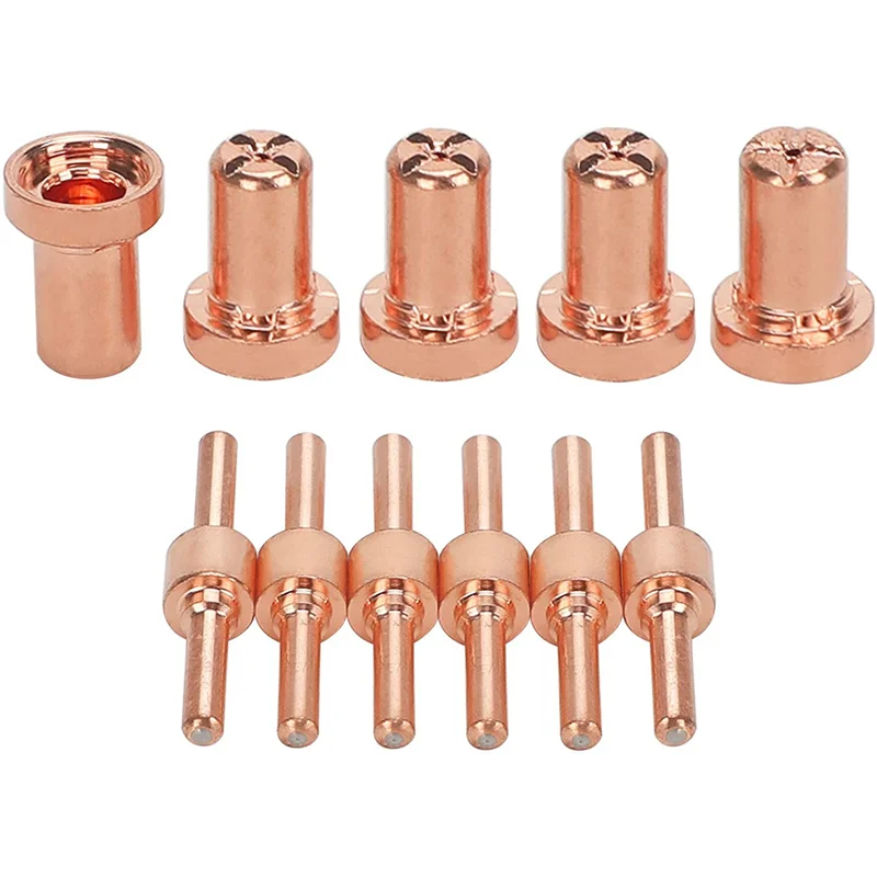 

WORTHOWN-140Pcs Plasma Cutting Consumables For Cutting Torch PT31 Plasma Cutter Cutting Torch Consumables