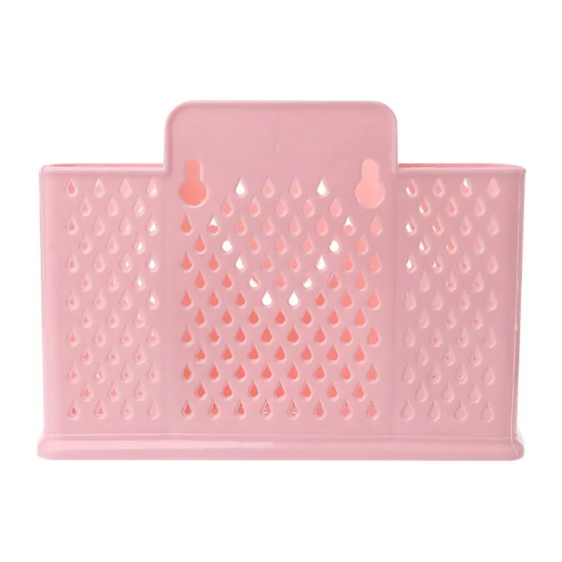 F92B Kitchen Draining Cage Cage Countery Carlements Spoon Holder Box Laster Plastic