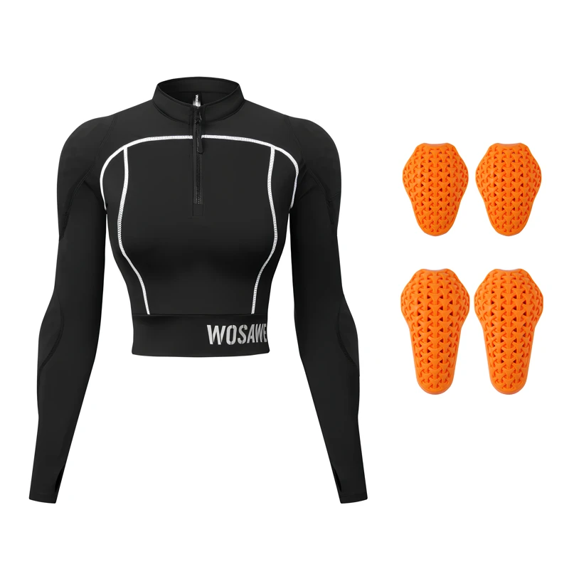 WOSAWE Summer Motorcycle Jacket Women Breathable and Lightweight Motorbike Jacket Motorcycle Outdoor Sports Coat