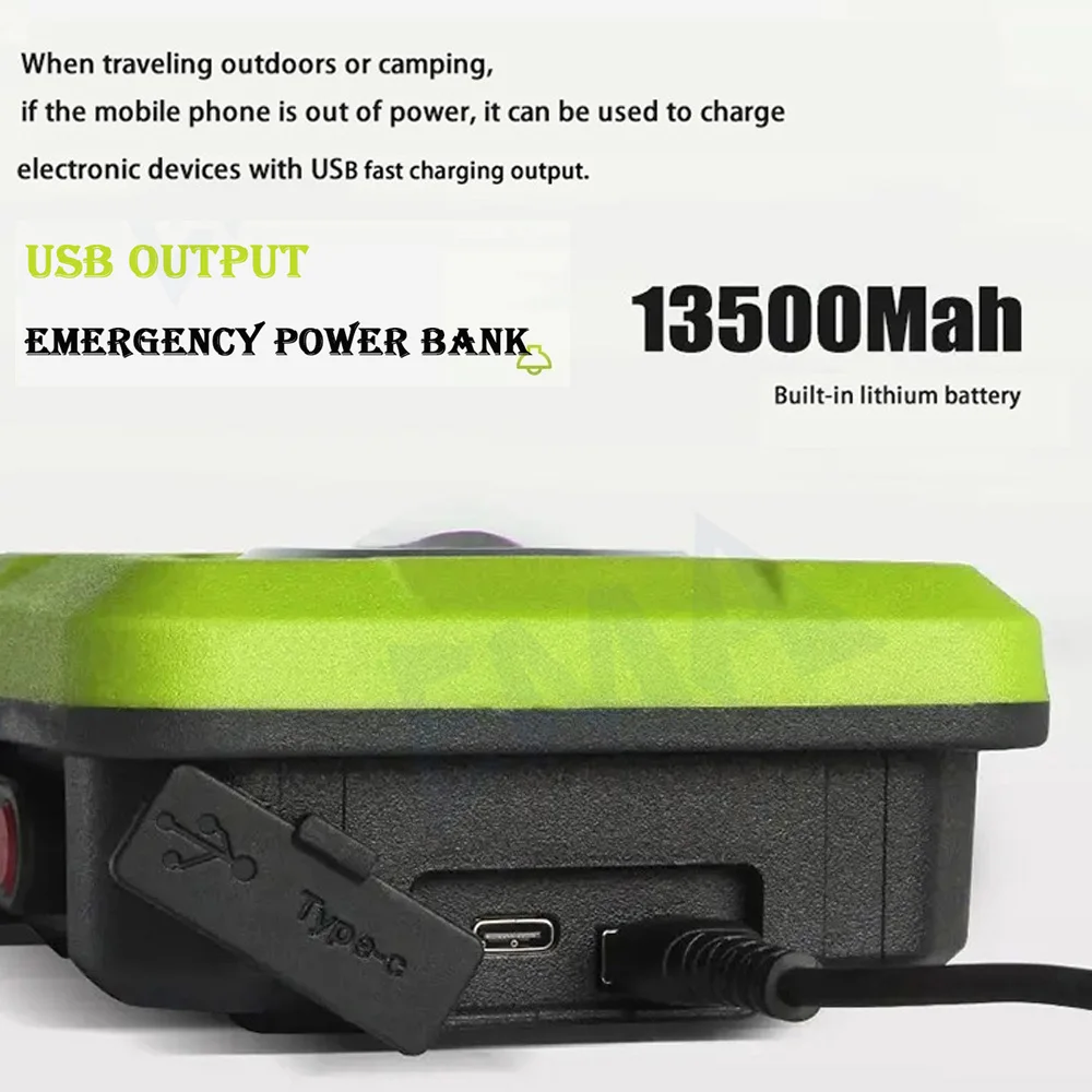All-terrain Outdoor Portable LED Camping Light Tent Lantern Emergency Lighting Extremely Bright 2700K to 6500K USB Flashlight