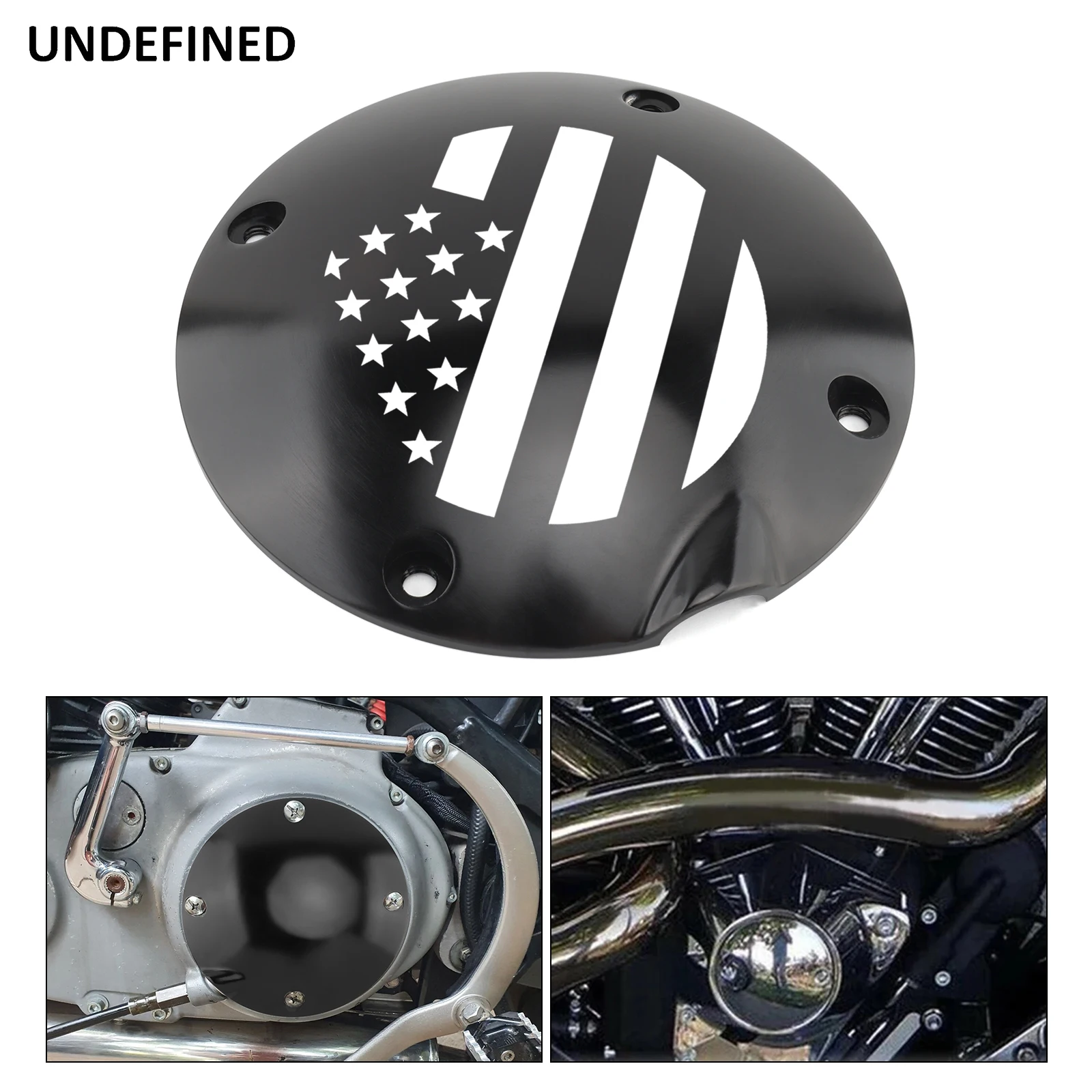 Aluminum Dome Shaped Clutch Derby Cover Black Chrome For Harley Sportster 883 1200 XL XLH 1994-2003 OEM Part Number 34760-94