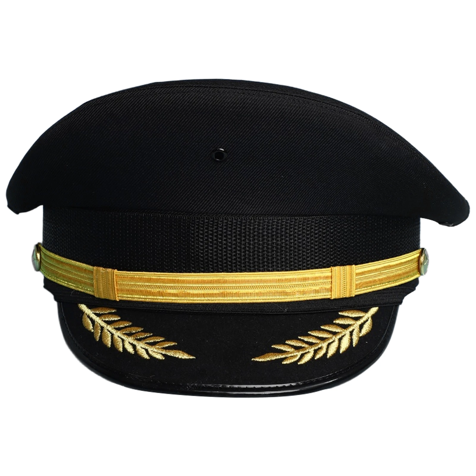 

American Sailor Hat Rolled Brim Hat Pilot Hat Adults Women's Yacht Hat Army Berets Mens Navy Sailor Ship Cap Halloween Costume