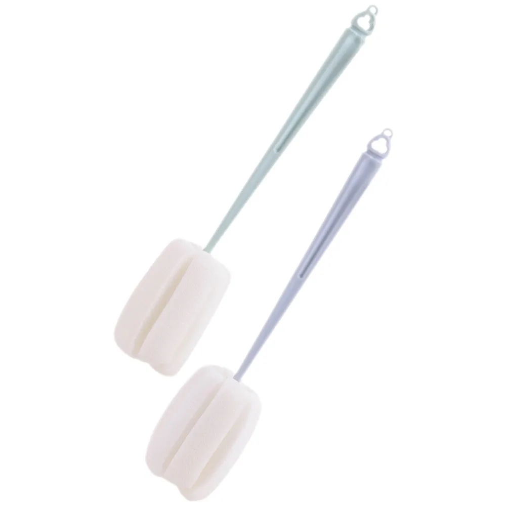 

2 Pcs Cleaning Brush Tool Super Long Green Reusable for Water Bottle Cleaner Cups Bottles Kitchen Household Daily Use Plastic