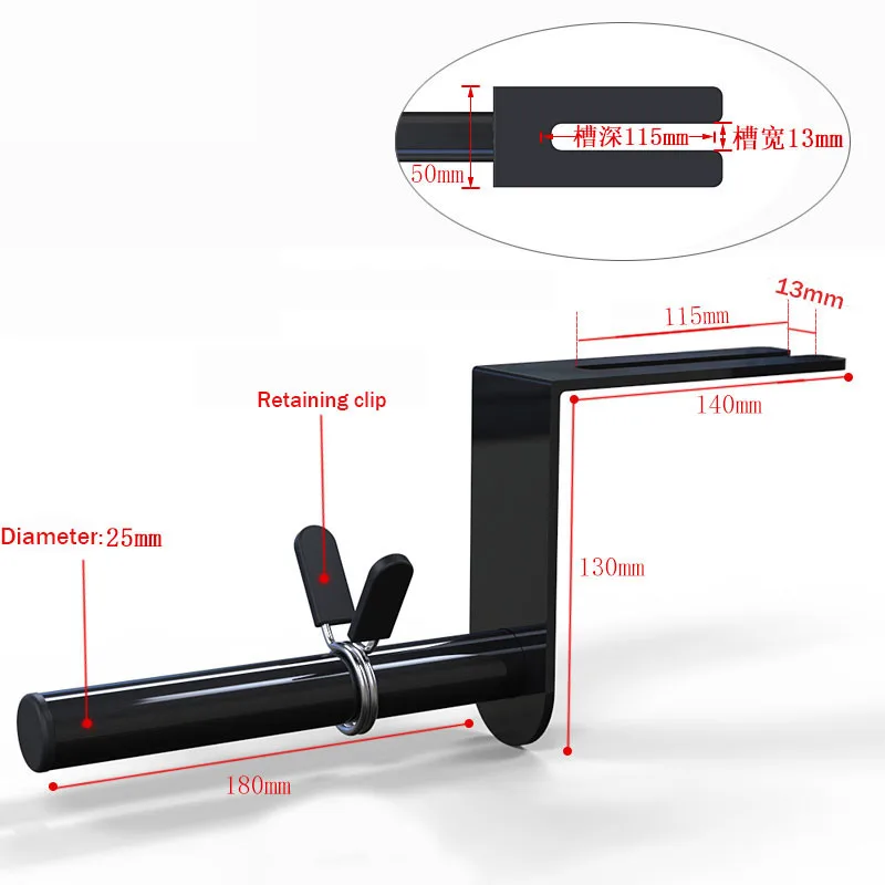 Weight Rack Pins Auxiliary Weight Adjuster External Barbell Rack Fitness Equipment Weight Rack Gym Strength Training Accessories