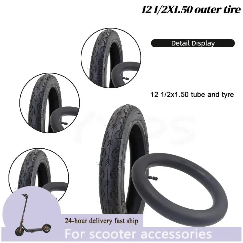   12 1/2x1.50 (40-203) 12x1.75/1.95 pneus internos e externos para acessórios de pneus de cadeira de rodas elétrica