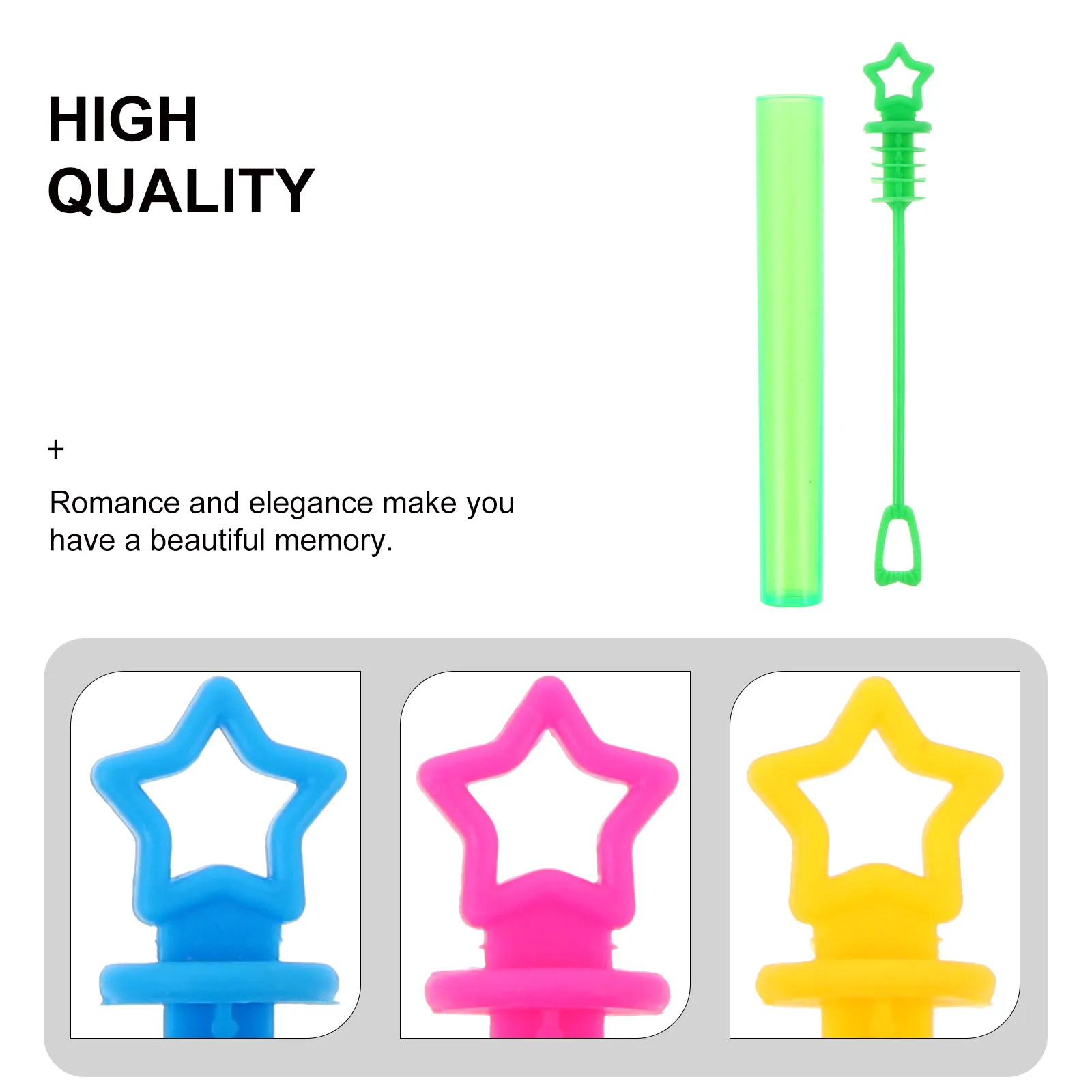 

20 Pcs Bubble Bottle Empty Solution Containers Kids Party Outdoor Activity Jumbo Bubble Maker Tube Set for Children Wedding