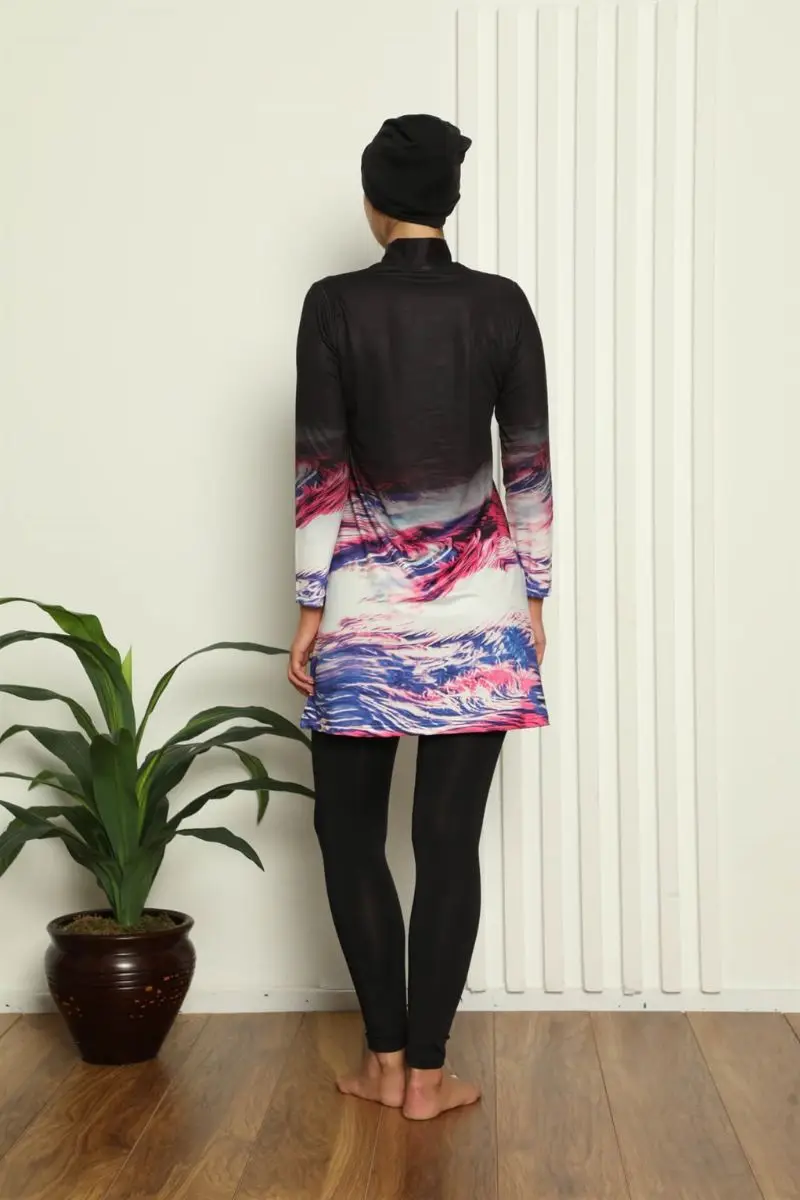 Moda linha completa hijab digital estampado maiô 31042