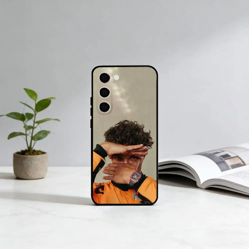 L-Lando Driver N-Norris Phone Case For Samsung Galaxy A73,A72,A71,A70,A52,A51 Others Soft Black Cover