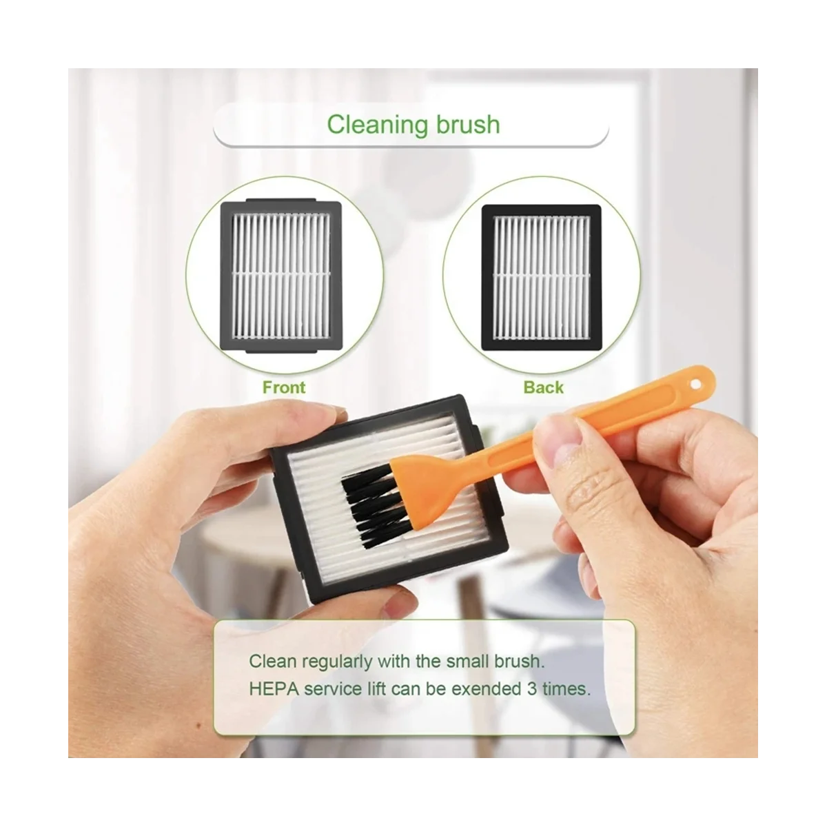 E I J シリーズ E5 E6 I7 I6 I1 I2 I3 I3+ I4 I8 J7 ゴムサイドブラシフィルター