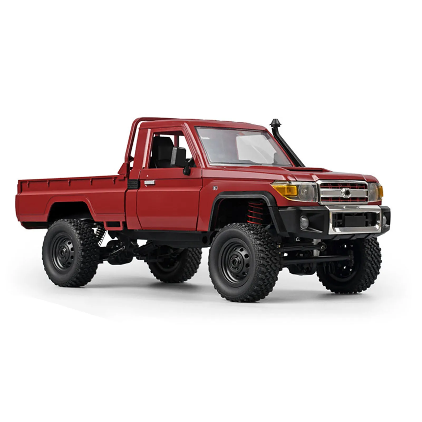 زاحف للتحكم عن بعد، مقياس 1:12 لاقط للتحكم عن بعد للأطفال والكبار 2.4 جيجا هرتز قابل لإعادة الشحن وجهاز تحكم عن بعد لعبة سيارة زاحفة الصخور