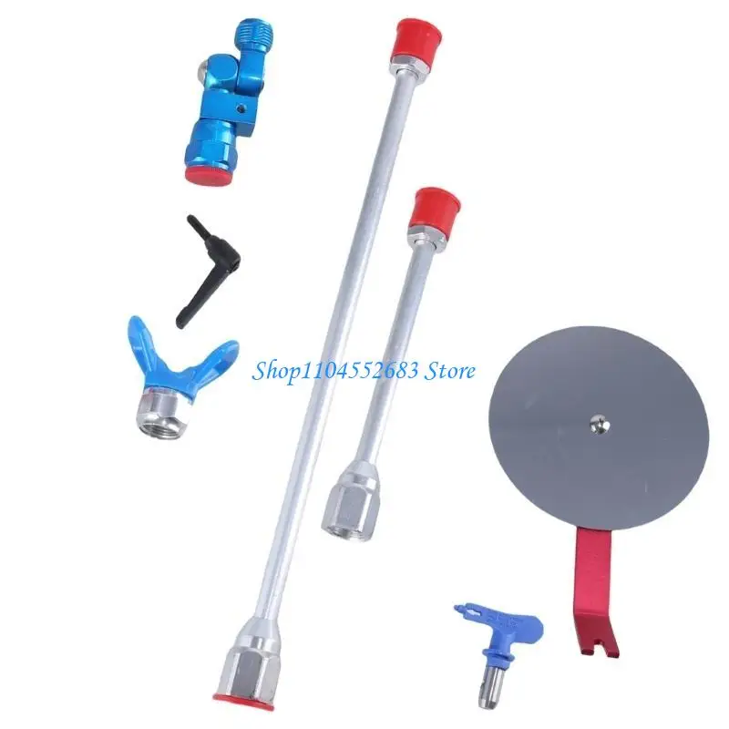 Y6GD Airless Guide Color Separation Baffle Guide Accessory Tool with Nozzle Tip & Extension Rod Easy to Use