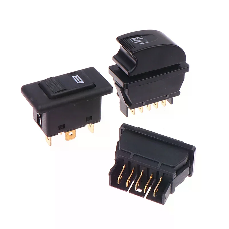 Universal Auto Car Electric Power Window Switch Lifter Control 5 Pin DC 12V 20A Regulator Switch Harness Accessories
