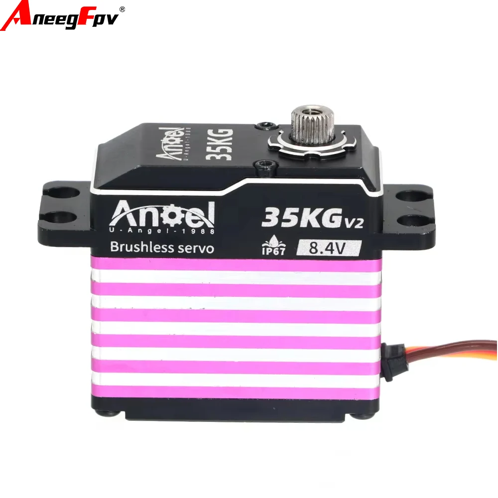 UAngel Brushless Servo IP67 Waterproof Servo 25KG 35KG 45KG 50KG 60KG 70KG V2 Digital Servo for 1:5 1:8 1:10 RC Car Boat Robot