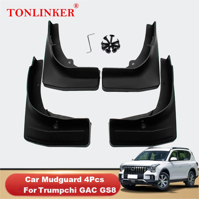 

TONLINKER Mudguard For Trumpchi GAC GS8 2017-2019 2020 2021 Mud Flaps Mudguards Splash Guards Car Fender Mudflaps 4Pcs Set