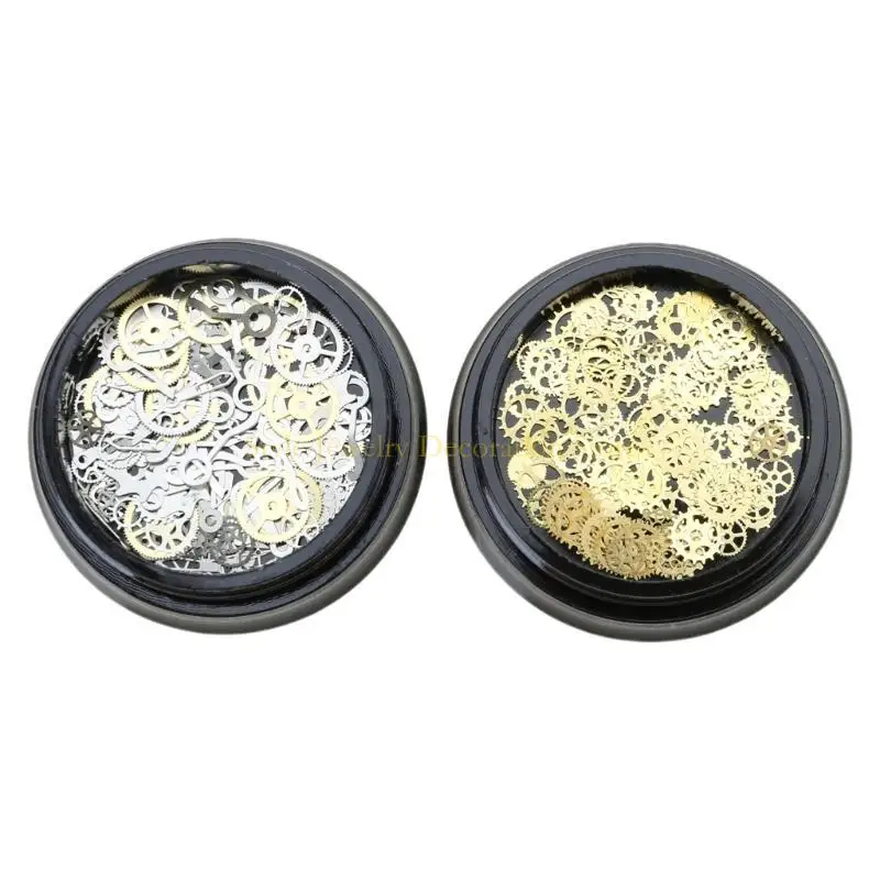 D46E Multiple Kinds Mixed Steampunk Charm for DIY Crafting Jewelry Embellishments Cogs Gear Clock Accessories for Craft Lover