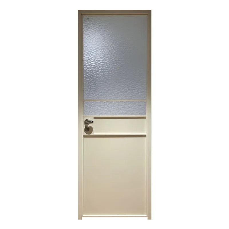 Toilet door Toilet door Sliding door Glass r Aluminum alloy gold  Titanium magnesium alloy  Partition