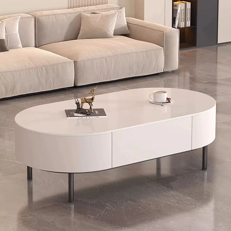 Movincg Drawers Coffee Table Writing Dinner Designer Living Room Storage Luxury Side Table Modern Mesa Auxiliar Home Furniture