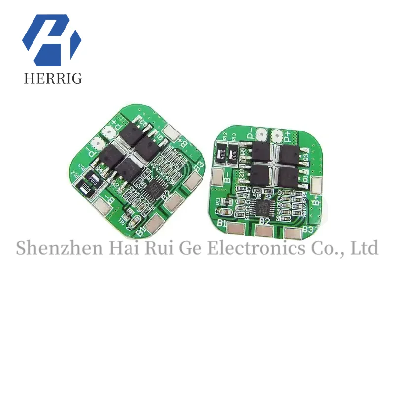 

4 strings of 14.8V lithium battery protection board, 16.8V overcharge, overdischarge, short circuit, protection board 20A