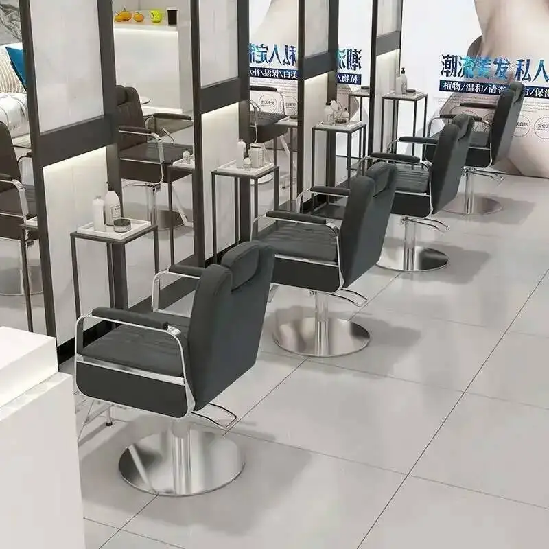 

Парикмахерские кресла для салона красоты, вращающиеся парикмахерские стулья, табуреты с регулируемой высотой, Silla De Barbero, прическа для волос