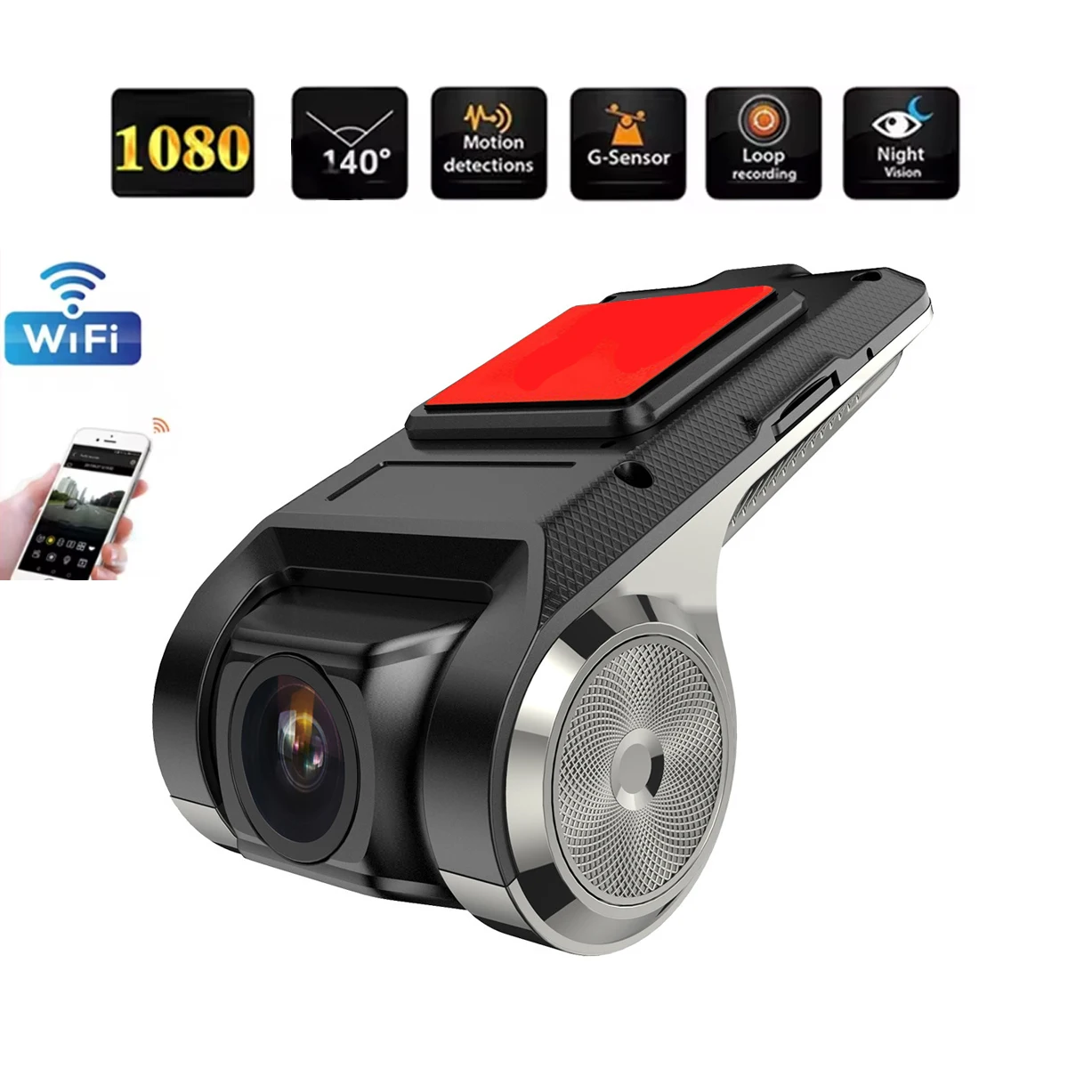 

Car DVR Camera Recorder HD mini Camera WIFI USB Dash Cam for Car DVD Android Player ADAS 1080P Night Version 4k Dash Cam