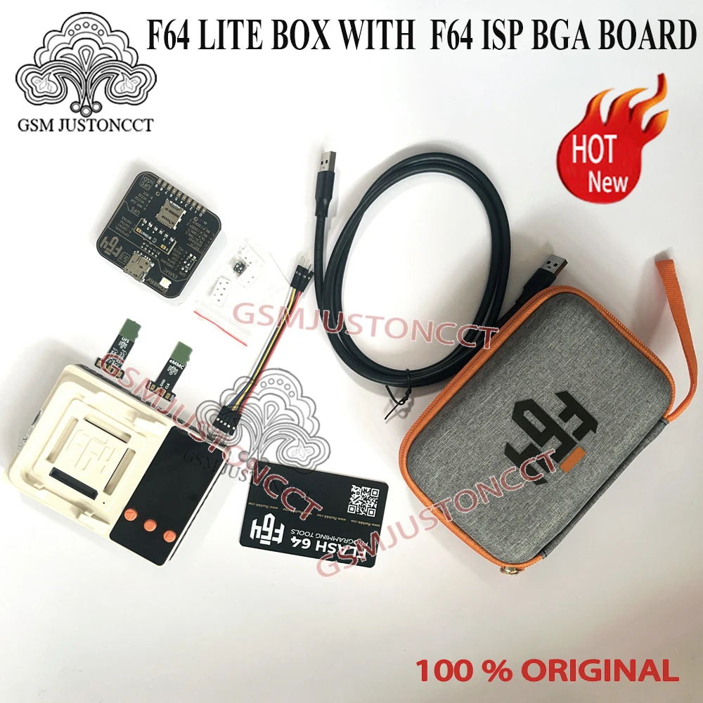 F64 Lite box with  F64 ISP BGA Board(Support BGA Types UFS FBGA-153 UFS FBGA-254) UFS FBGA-297 EMMC FBGA-153 EMMC FBGA-254 EMMC