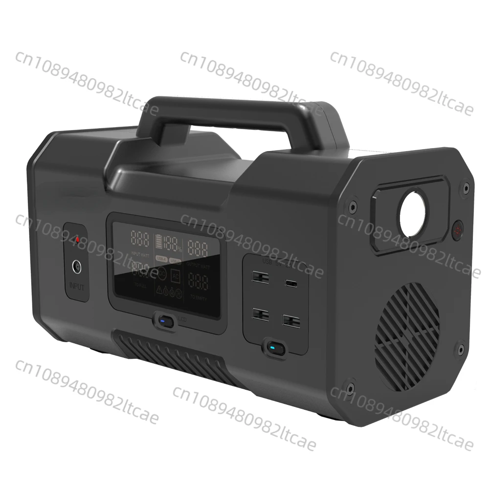 300W Portable Generator 18650 Lithium-ion Battery Solar Panel with Music Emergency Power Supply Portable Power Station