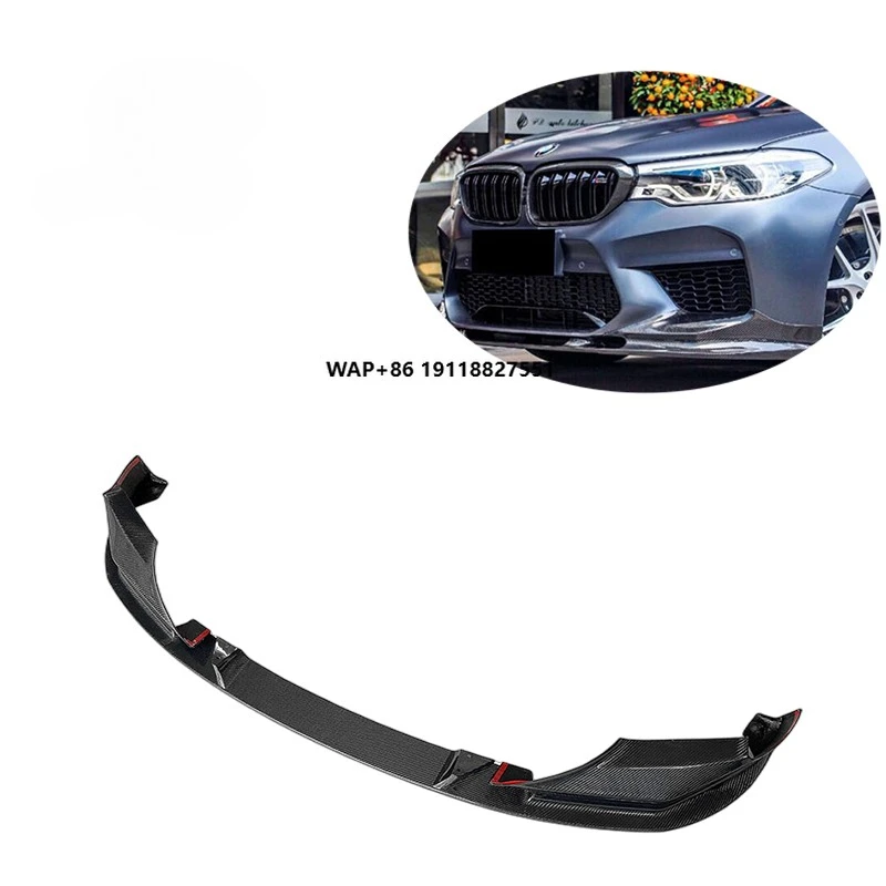 

3D Style Lightweight Carbon Fiber Front Lip Hot Sale Front Bumper Lip Splitter for M5 F90