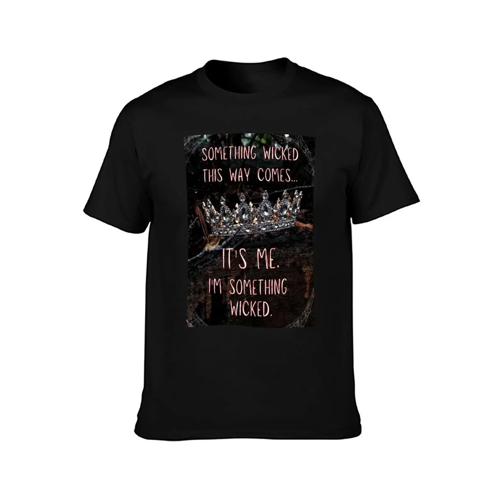 Something Wicked Fun Halloween Design T-Shirt t shirts for man cotton T-Shirt