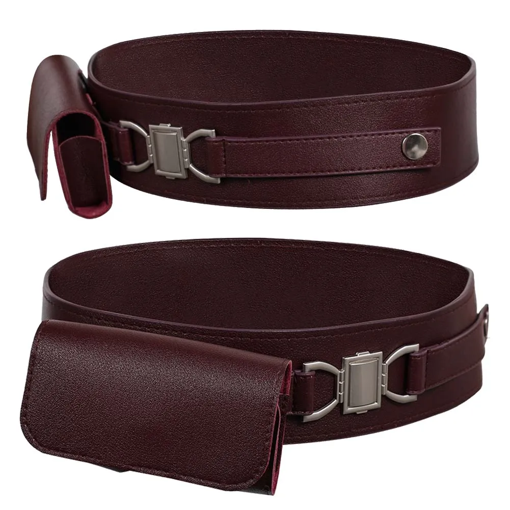 騎士アナキンベルトボーイズウエストベルト黒茶色映画宇宙戦闘オビワンコスプレファンタジーコスチュームアクセサリー 6 に 14 年小道具