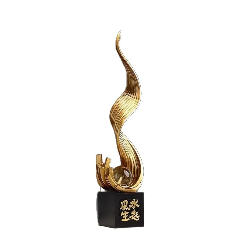 

Fengsheng Shuiqi Entry Entrance Decoration Ornament Light Luxury Living Room TV Cabinet Crafts Floor House Moving