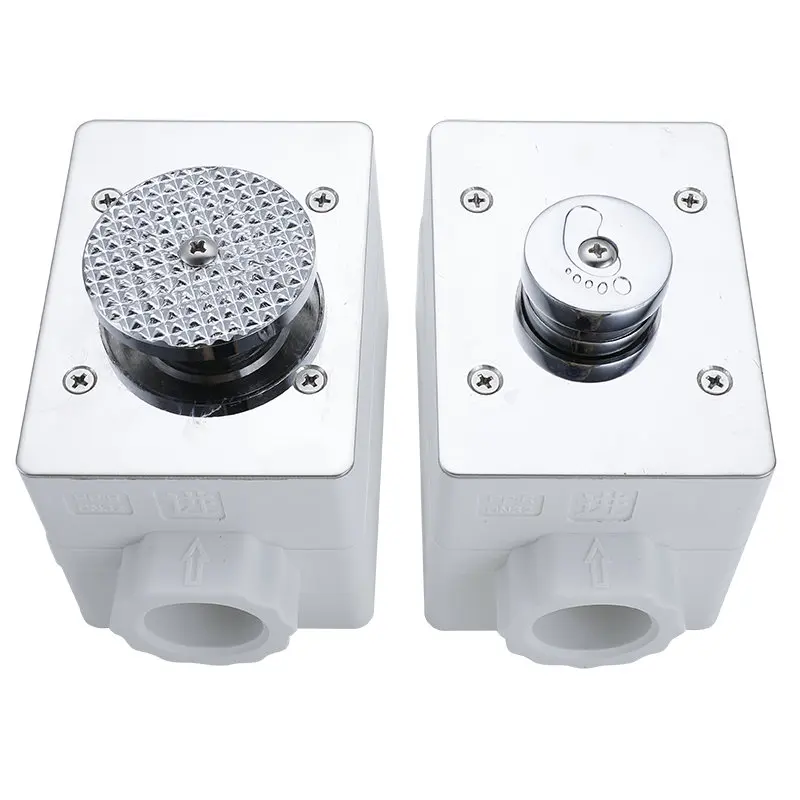 

PPR Concealed Public Directly Squatting In-wall Foot Pedal Toilet Pushed Flusher Flushing Valve Hand Control Flush