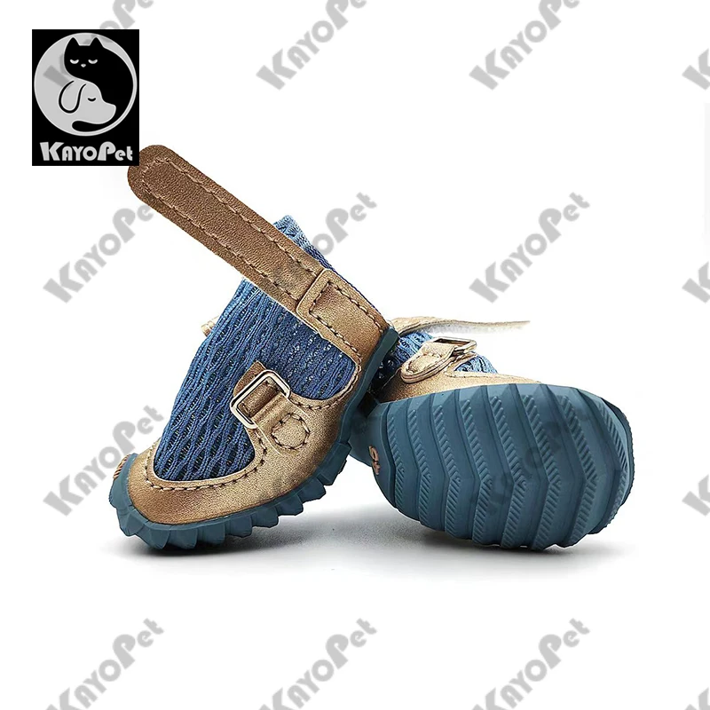 

New Dog Shoes Summer Small Dog Pet Shoe Cover Breathable Soft Non slip Bottom Spring Summer Mesh Sandal Cover Teddy Bear