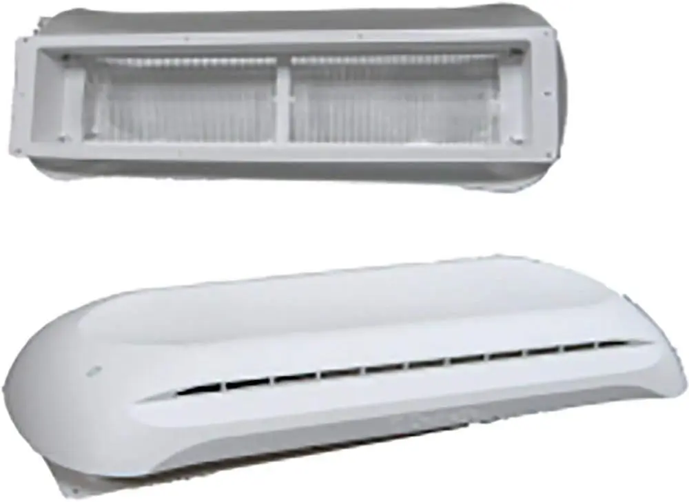 

RV Refrigerator Vent Cover, Base and Cap, Polar White