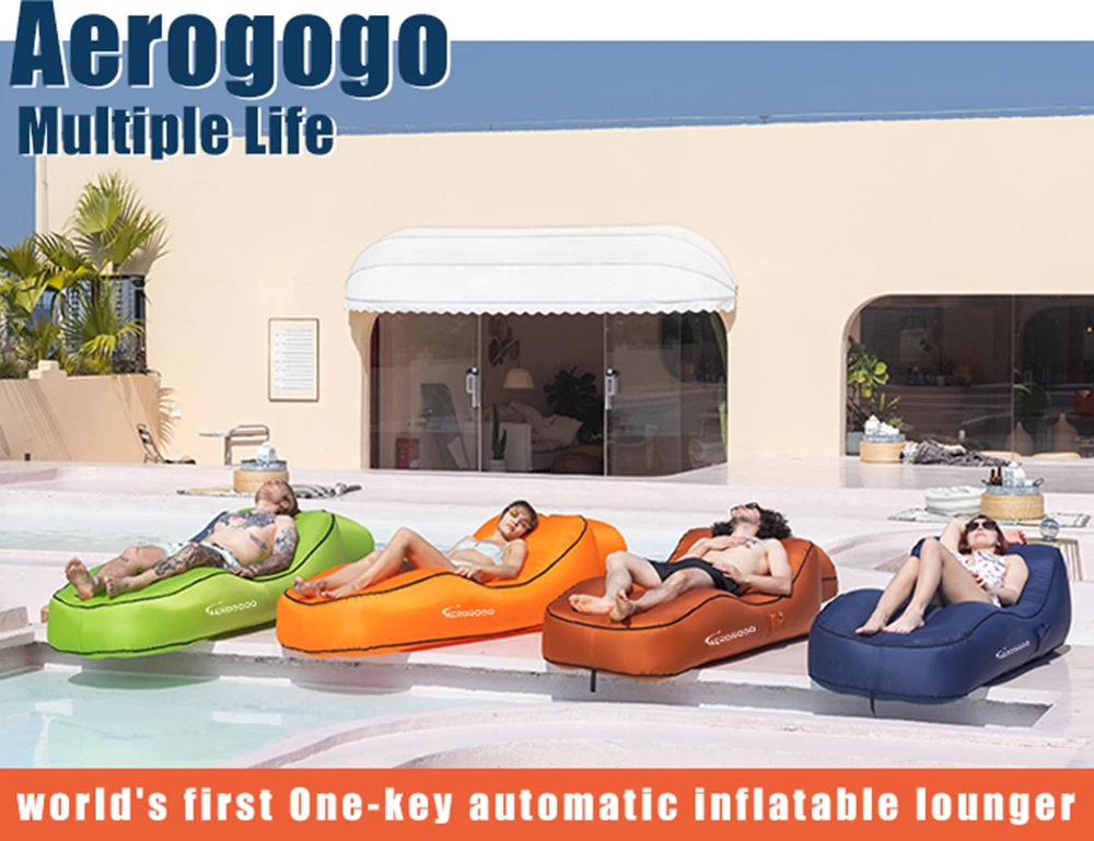 

Aerogogo CS1/CL1 One-Key Automatic Inflatable Lounger Portable Recharge Outdoor Camp Mat Beach Air Bed Integrated Electric Pump