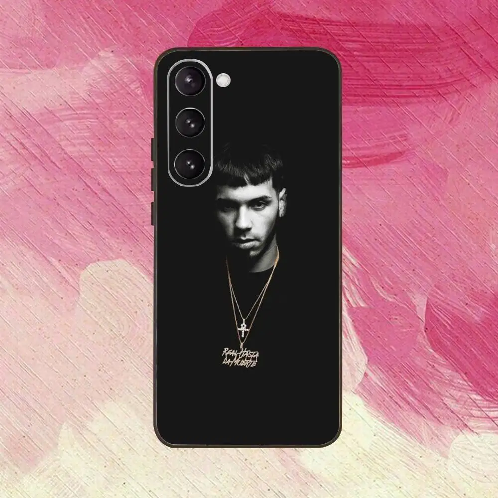 Rapper A- Anuel AA Phone Case For Samsung Galaxy A73,A72,A71,A70,A53,A52,A51,Others Soft Black Cover
