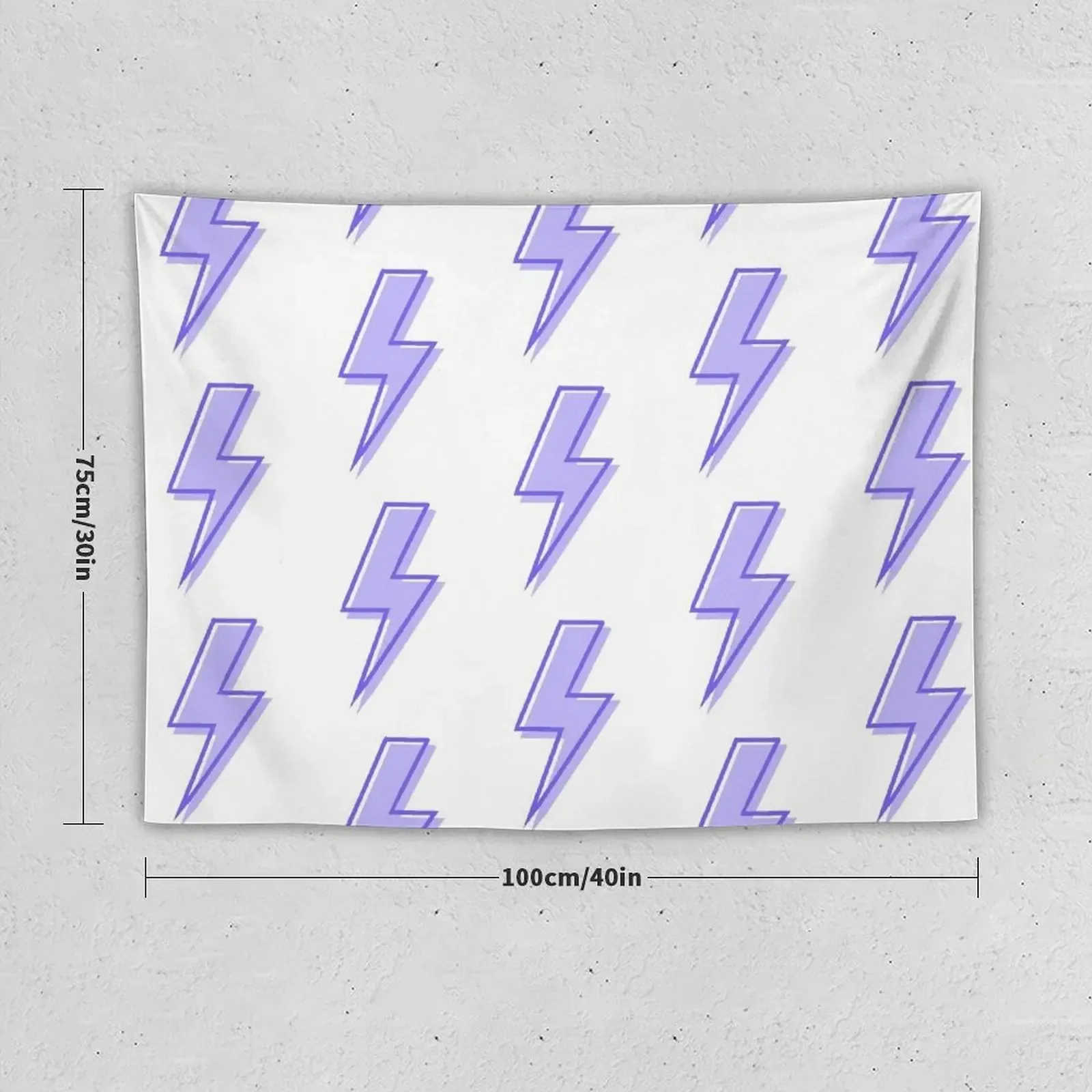 purple lightning bolt Tapestry Wall Decorations Wall Hanging Decor Decoration Wall Cute Decor Tapestry