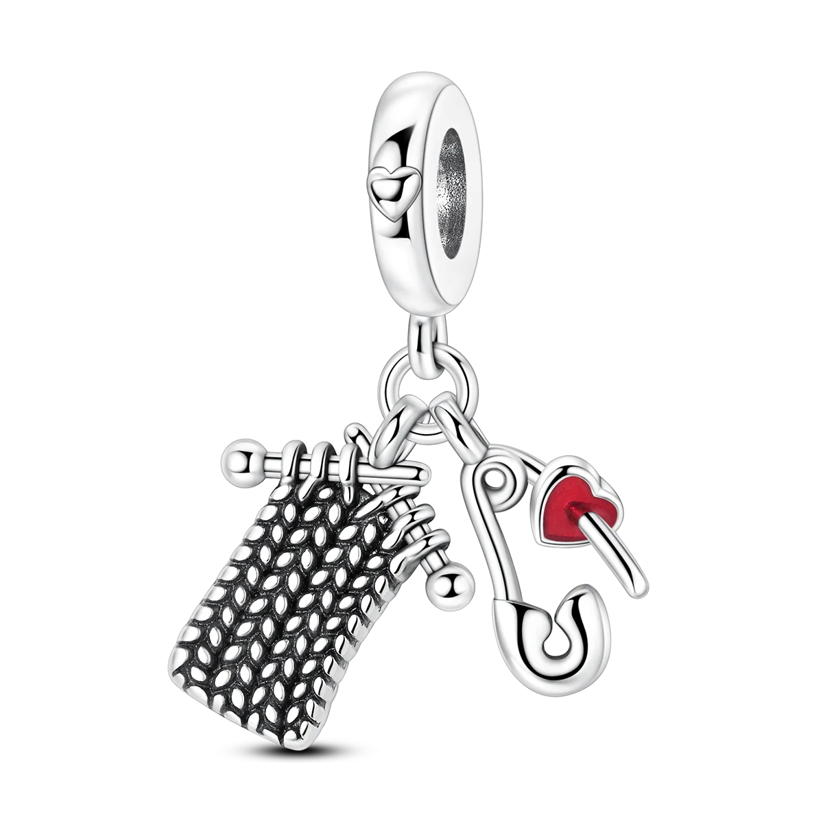 

Winter Silver 925 Charm Scarf Paperclip Fit Original Bracelet Making For Woman Fine Jewelry