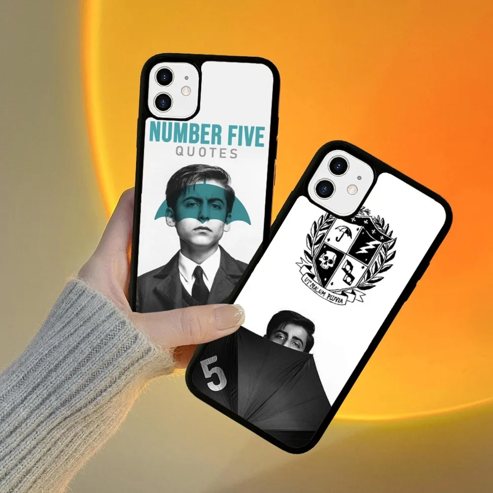 Number Five Aidan Gallagher Phone Case Silicone PC+TPU For For iPhone  11 12 13 14 15 16 Plus Pro Max Cover