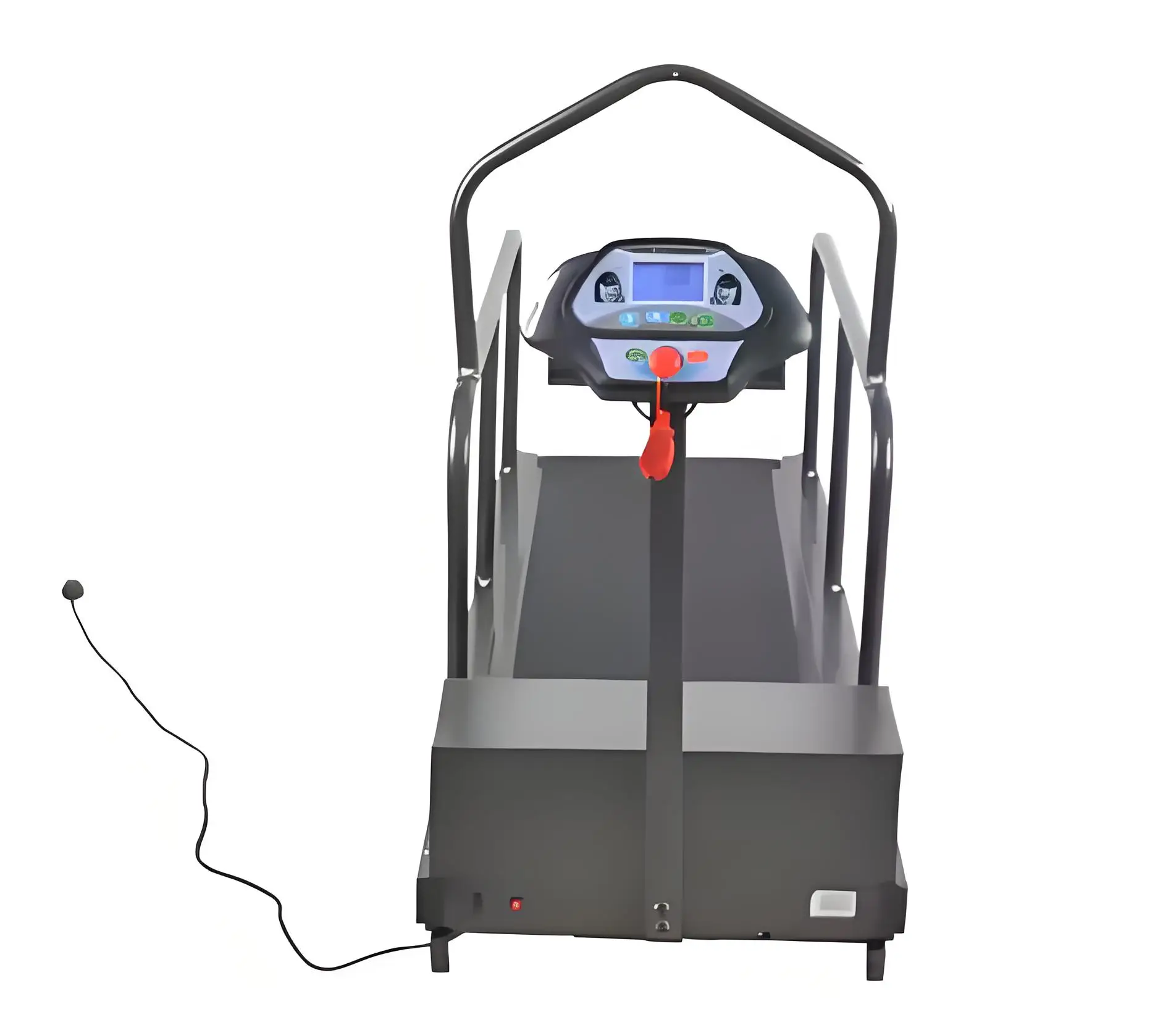 New electric weatherproof treadmill with LCD screen, anti-depression emergency braking training equipment