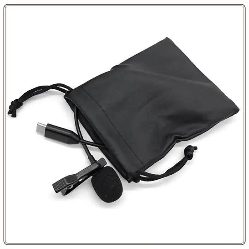 ميكروفون لافالير موثوق به لجيب DJI 3/Action4/3/2 ميكروفون بمشبك طوق، ميكروفون مكثف لافالير لـ DJI