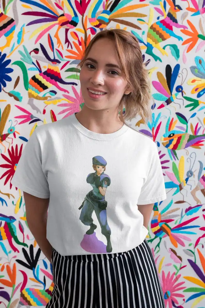 Jill Valentines MVC2 Premium T-shirt V1 | Classic Arcade Fighting Game, Gifts for Him, Her, Gamers, and Collectors