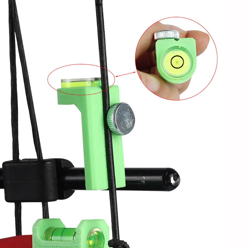 Archery Bow Adjustment Level adjust the bowstring or arrow position for Compound Bow Spirit Level Adjusting Tool Shooting Access