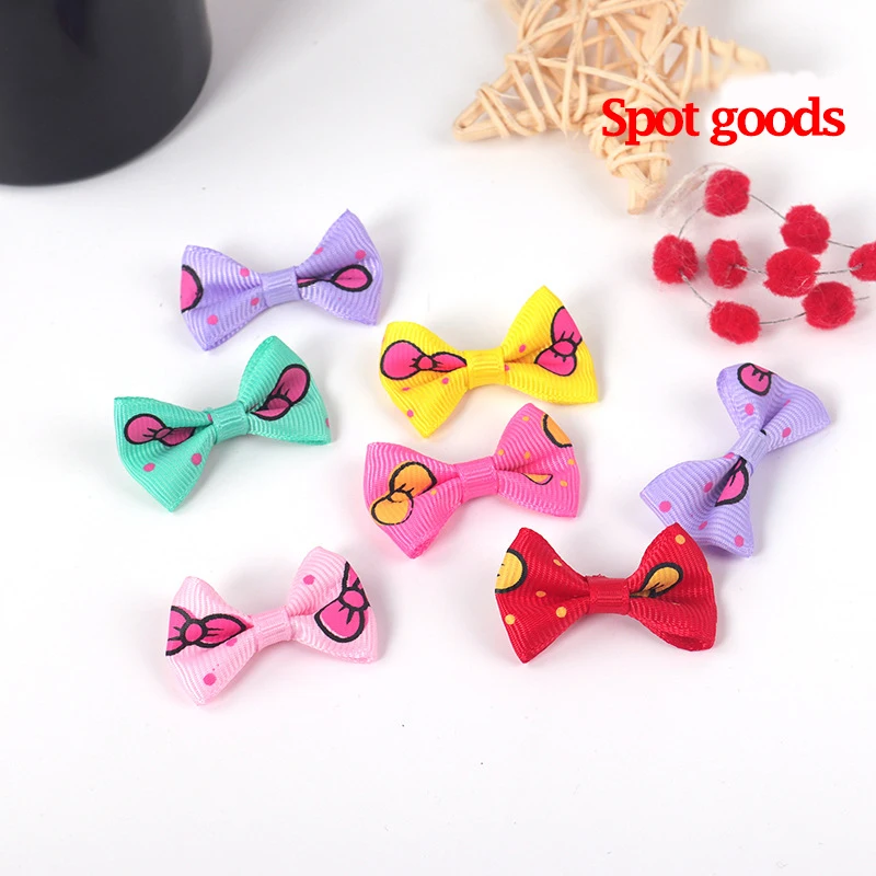 

Spot 2.5cm Multi-color Bow Tie Small Bow Wine Bottle Mouth Clothing Underwear Doll Accessories Bow