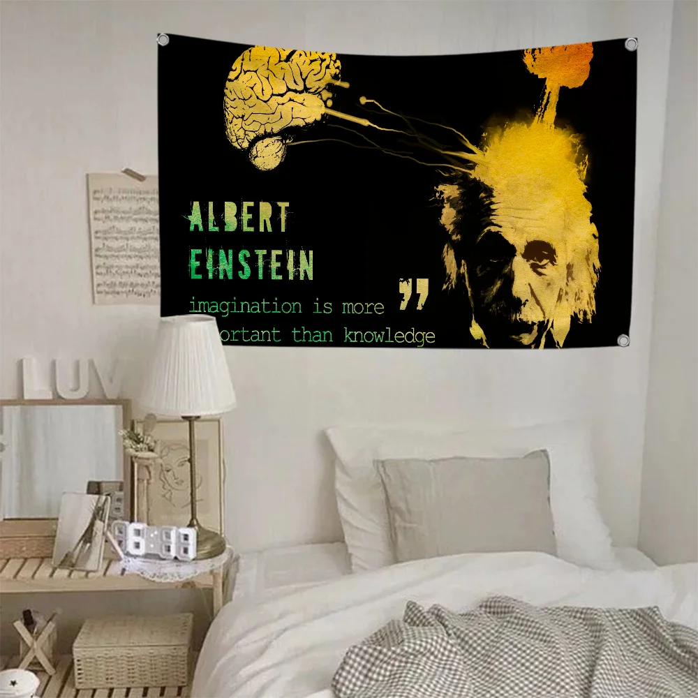 Double Penetration Flag Einstein Home Decor Items Gay Beer Funny Flags for Bedrooms Garage Decoration Skateboard Custom Flag