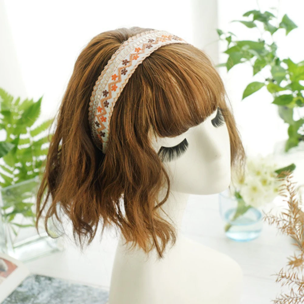 Sweet Fashion Retro Floral Ethnic Headband Embroidery Hairband Hair Accessories Hair Hoop