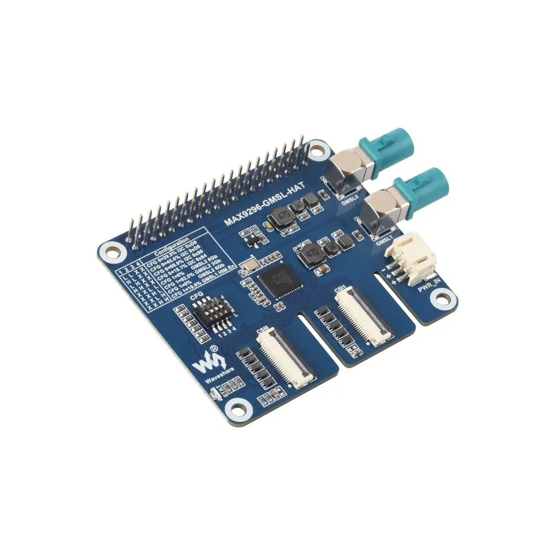 MAX9296A 2-Channel GMSL Camera Adapter Board High Bandwidth Video Transmission Machine Vision For Raspberry Pi 5 Jetson Orin