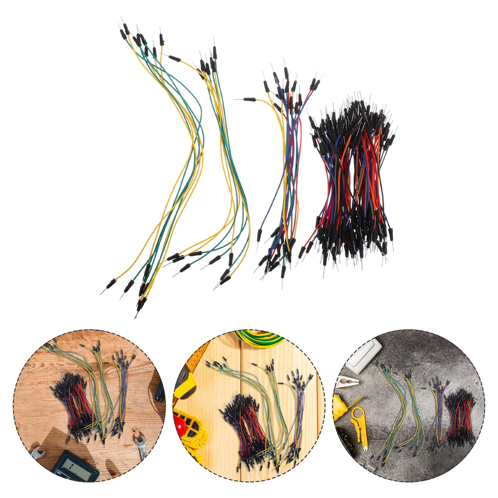 

130 Pcs Breadboard Cable Connecting Cables for DIY Wires Jumper Kit Abs Power Supply Module